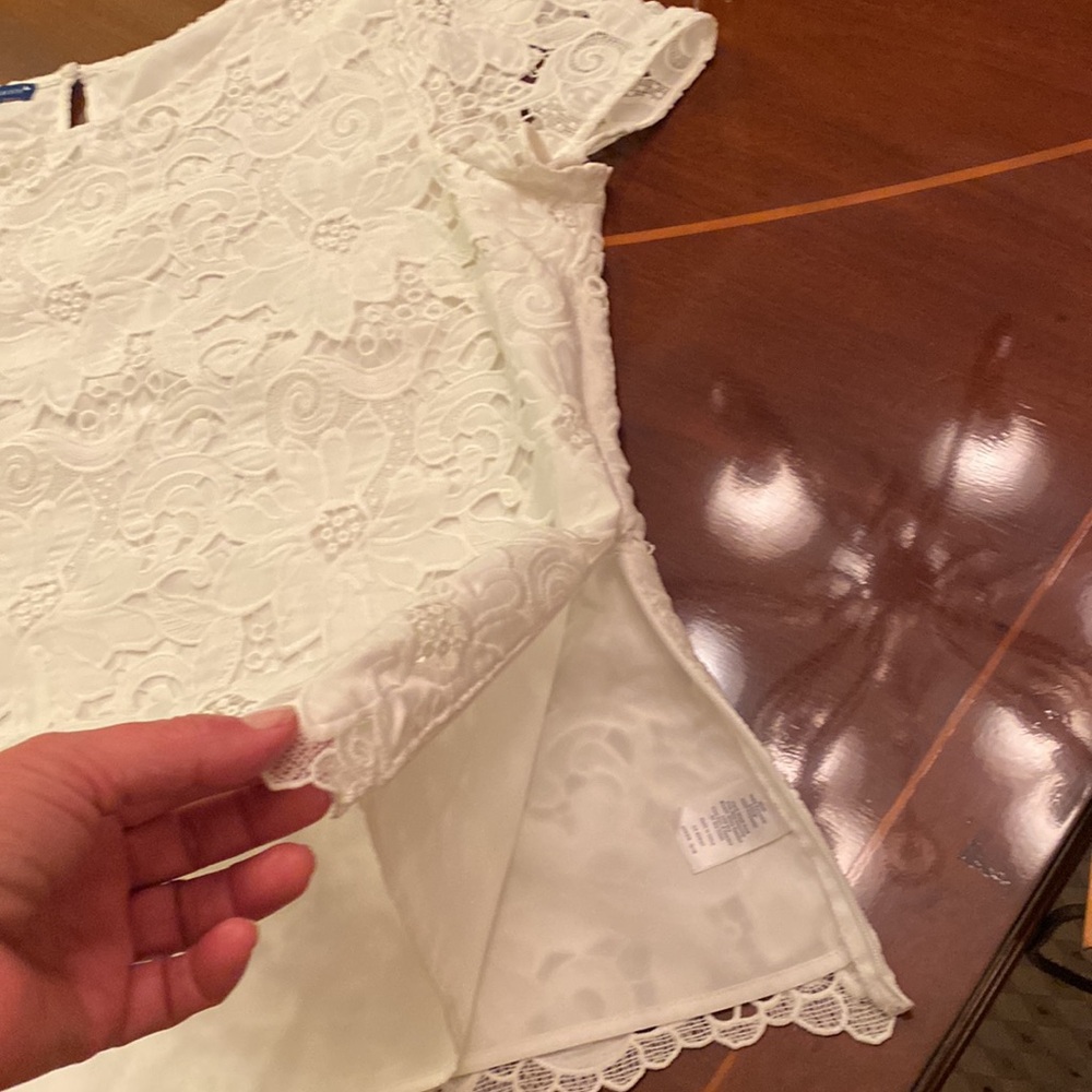 Lacy blouse by Talbots - Picture 9 of 12
